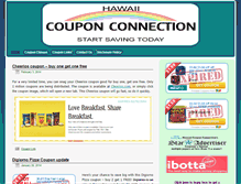 Tablet Screenshot of hawaiicouponconnection.com